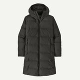 Jackson Glacier Parka-Black puffer coat on a white background