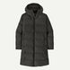 Jackson Glacier Parka-Black puffer coat on a white background