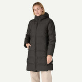 Jackson Glacier Parka-Black puffer coat on a white background