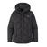 Down With It-A black Patagonia Down With It Jacket for women, featuring a hood and a zippered front.