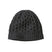 CoastalCableBeanie-A dark grey Patagonia Coastal Cable Beanie with a classic cable-knit pattern and ribbed cuff.