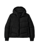 Sindit Hoody- A black Patagonia Sindit Hoody Jacket for women with a fixed hood and zippered pockets.