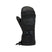 Jr. Gore-Tex Mitt-A single black Gordini Gore-Tex Jr mitten for kids, featuring a zippered wrist strap and a brand logo on the back of the hand.