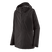 Snowdrifter Jacket- A black Patagonia Snowdrifter Jacket for men, featuring a hood, pit zips, and a powder skirt, designed for skiing and snowboarding.