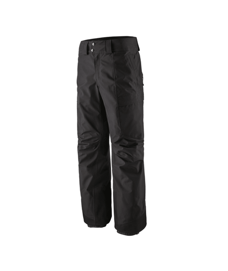 Storm Shift pant-A pair of black Patagonia Storm Shift pants for men, featuring a straight leg cut and fastening details at the waist.