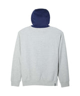 32TechHoodie-Grey sweatshirt on a white background