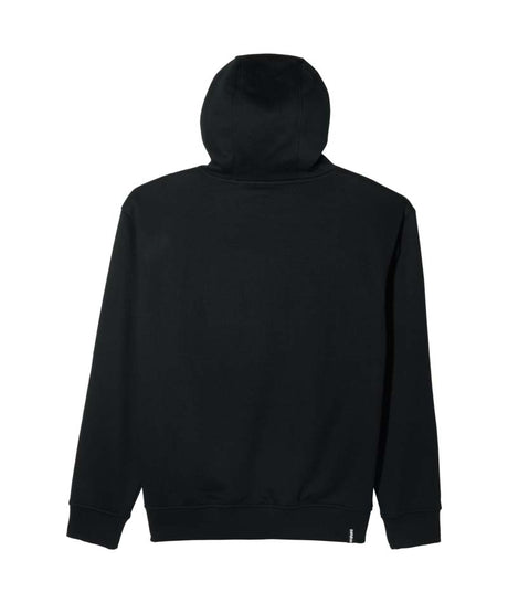 32TechHoodie-Black sweatshirt on a white background
