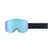 Contour-Goggle with blue lens and black strap on a white background