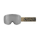 Contour-Giro ski goggles with a metallic lens on a white background