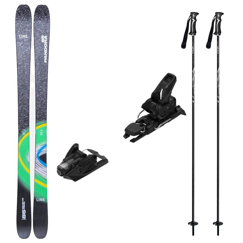 Line Pandora 85 Adult Skis with Atomic Strive 12 Ski Package 2026