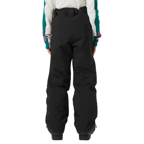 Legendary Pant-Black snow pants worn by a person on a white background