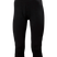 Lifa Merino MW 3/4 Pant-Black Helly Hansen pants on a transparent background