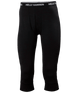 Lifa Merino MW 3/4 Pant-Black Helly Hansen pants on a transparent background