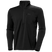 Versalite 1/2 Zip Fleece-Black long-sleeve shirt with a quarter zip on a transparent background