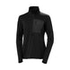 Versalite 1/2 Zip Fleece-Black long-sleeve shirt with a zipper on a white background