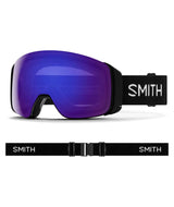 4DMag-Smith brand goggles with purple lens on a white background
