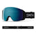 4DMag-Smith snow goggles with blue lens on a white background