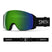 4DMag-Smith goggles with green lens on a white background