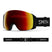 4DMag-Smith ski goggles with red mirror lens on a white background