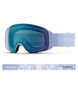 4DMagS-Blue goggles with a white strap on a white background, featuring the Smith logo.