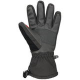 Jr.ExplorerGloves-Black glove with a visible brand logo on a white background