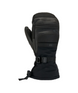 M Cache Gauntlet Mittens-Black snow glove with a strap on a white background