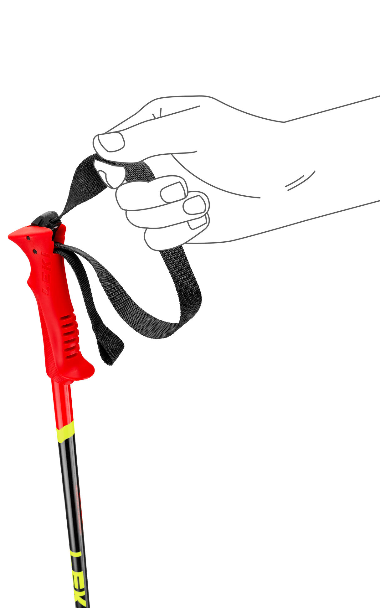 Leki Racing Kids Ski Poles 2026