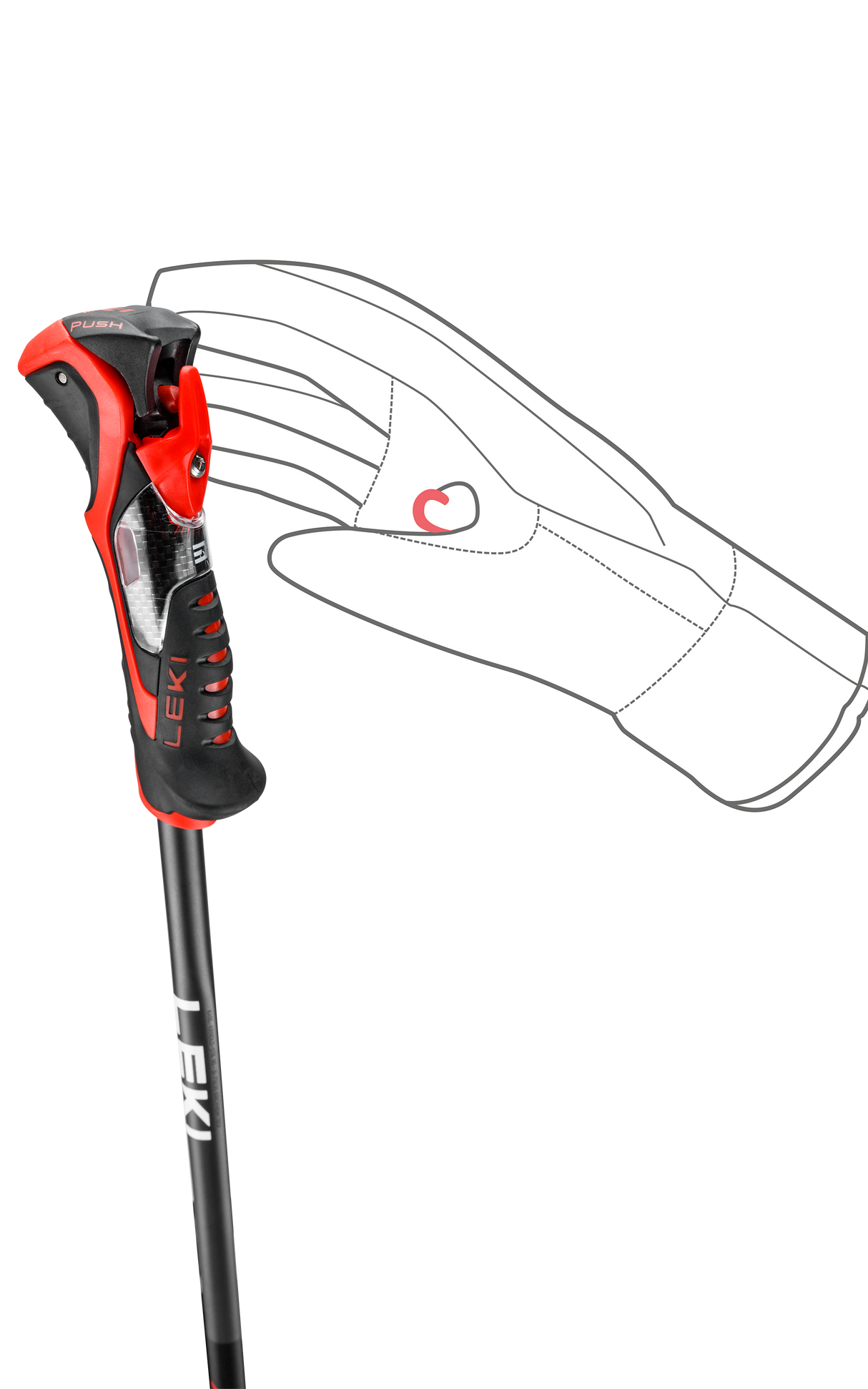 Leki Airfoil 3D Adult Ski Poles 2026