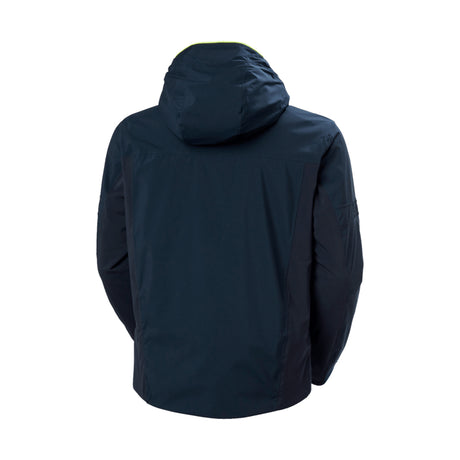 Courchevel Jacket-Dark blue jacket with a brand logo on a white background