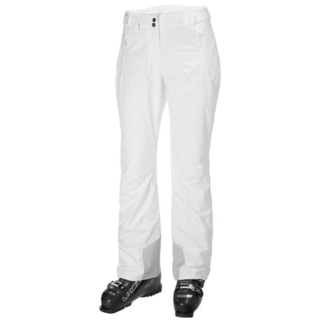W Legendary Insulated Pant- White ski pants on a white background