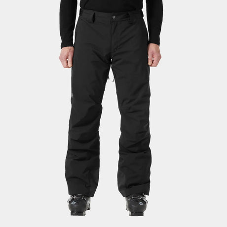 Legendary Insulated Pant-Person wearing black snow pants on a white background