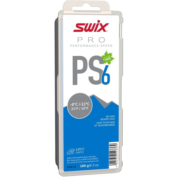 Swix PS6 180g Wax Bar