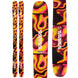 Omen85-Colorful ski with flame pattern on a white background