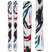 Jr. QST Blank Team- Salomon skis with a colorful design on a white background