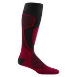 Outer Limits OTC Lightweight With Cushion-Red and black sock on a white background