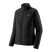 Nano Puff Jacket-A black Patagonia Nano Puff Jacket for men displayed against a plain background.