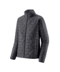 Nano Puff Jacket-A grey Patagonia Nano Puff Jacket for men displayed against a plain background.