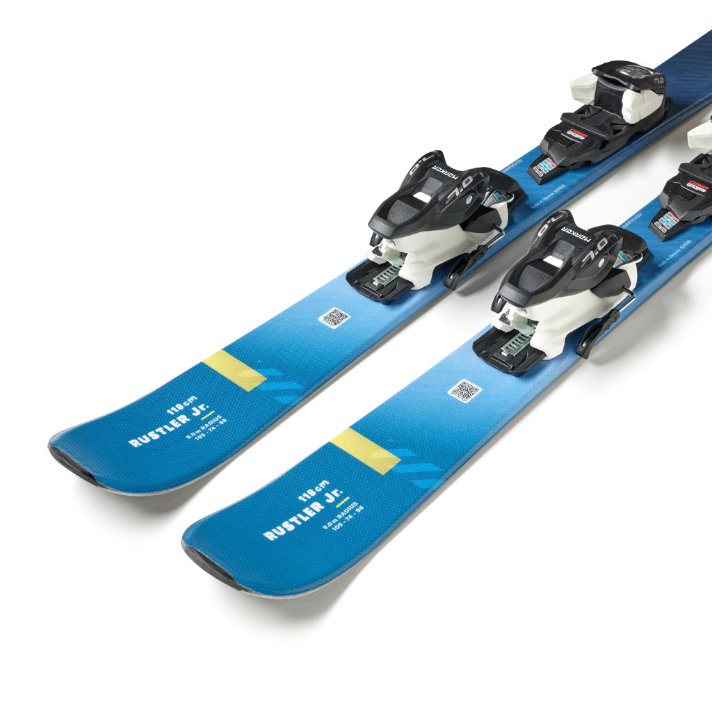Blizzard Rustler Twin Jr (Marker 4.5 System Binding) Kids Skis 2026