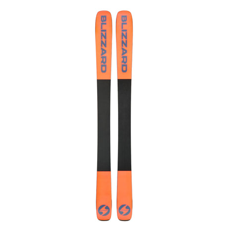 Rustler Team-Pair of skis with a colorful pattern on a white background