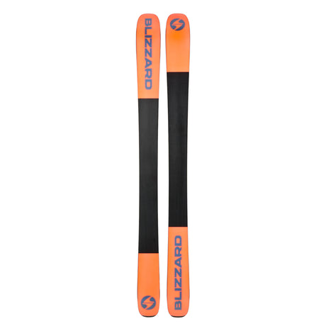 WSheeva10-Pair of pink and purple skis on a white background