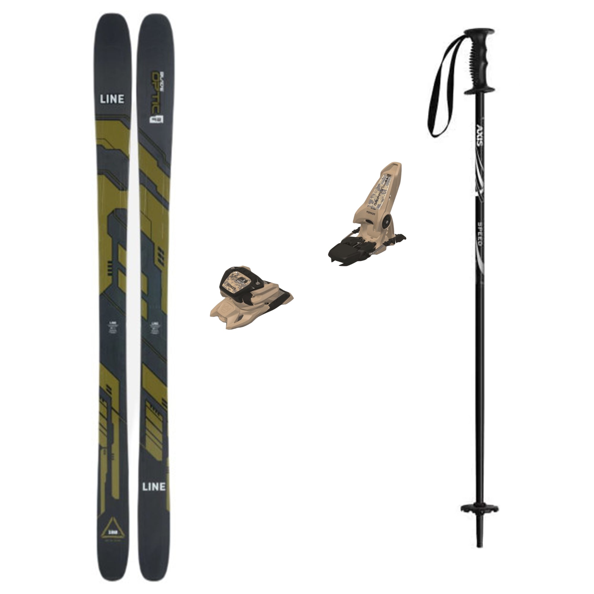 Line Blade Optic 92 2024 with Marker Griffon 13 Binding Ski Package