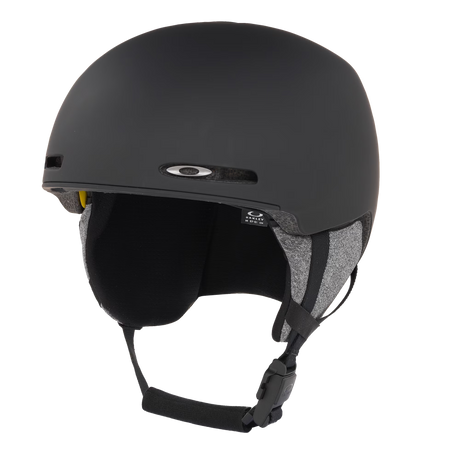 MOD1MIPSRF-Black helmet with Oakley logo on a white background