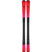 RedsterS9- A pair of red and black Atomic Redster S9 FIS J-RP3 kids skis with bindings attached, displayed against a white background.