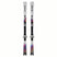ADDIKTPRO66MI12GW-Pair of Salomon skis with colorful design on a white background