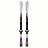 ADDIKTPRO66MI12GW-Pair of Salomon skis with colorful design on a white background