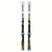 ADDIKTPRO76MI12GW-Pair of Salomon skis with colorful design on a white background