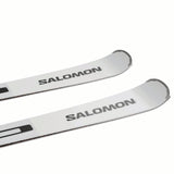 ADDIKTPRO76MI12GW-Pair of Salomon skis with colorful design on a white background