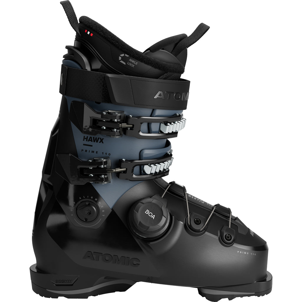 MHawxPrime110Boa-Black Atomic ski boot on a white background
