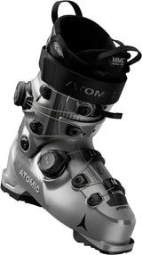 MHawxPrime120SDualBOA-Silver and black Atomic ski boot on a white background