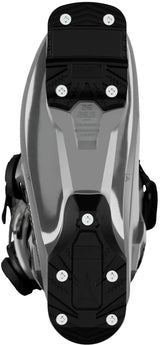 MHawxPrime120SDualBOA-Silver and black Atomic ski boot on a white background